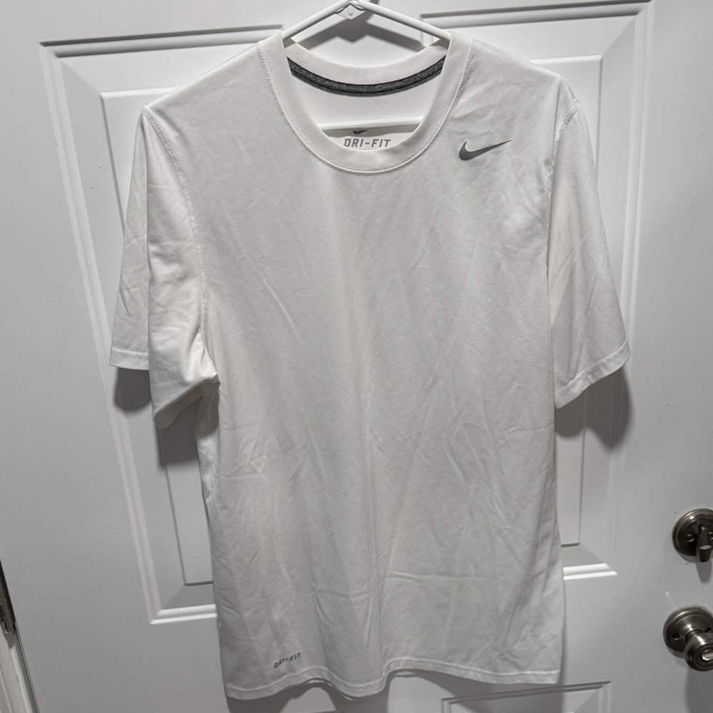 Nike Men's White Dri-FIT Short Sleeve Tee